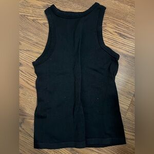 No Boundaries Black Ribbed Tank